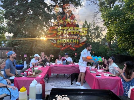 Hibachi event with large group